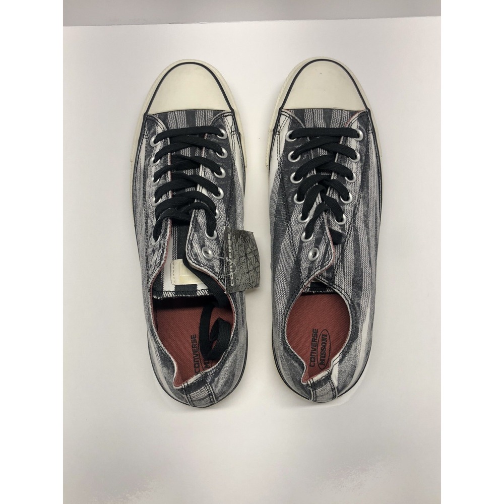 CONVERSE CHUCK TAYLOR All Star Low Top Unisex Canvas Sneaker Shoes Black White - Picture 2 of 10